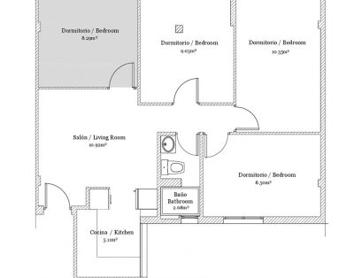 San Vicente de Paul 23 3º (Habitación 1)