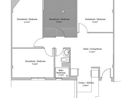 San Vicente de Paul 27 3º (Room 2)