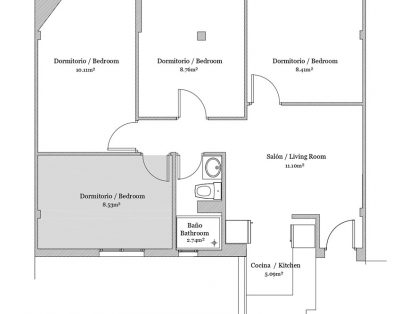 San Vicente de Paul 27 3º (Room 4)
