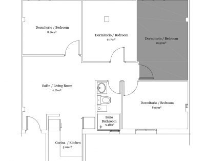 Maestro Jiménez 5 4º (Habitación 3)