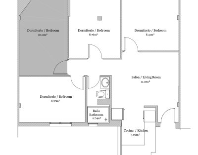 San Vicente de Paul 27 3º (Room 3)